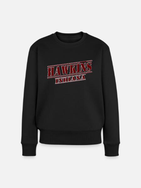 FREMDER - Frauen Premium Bio Pullover - Schwarz