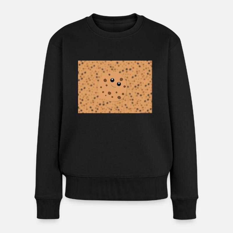 Viele Cookies - Frauen Premium Bio Pullover - Schwarz