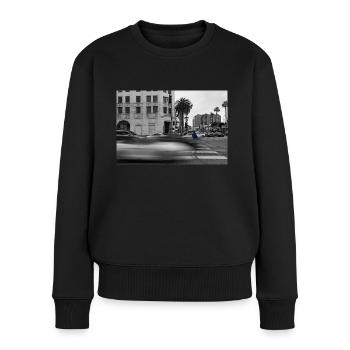 Hollywood Boulevard - Pull Premium bio Femme - noir - Devant - Julia (174cm)