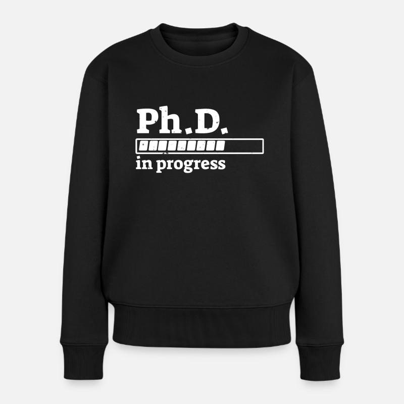 Doctorat en chef-d’état-major progressant - Pull Premium bio Femme - noir