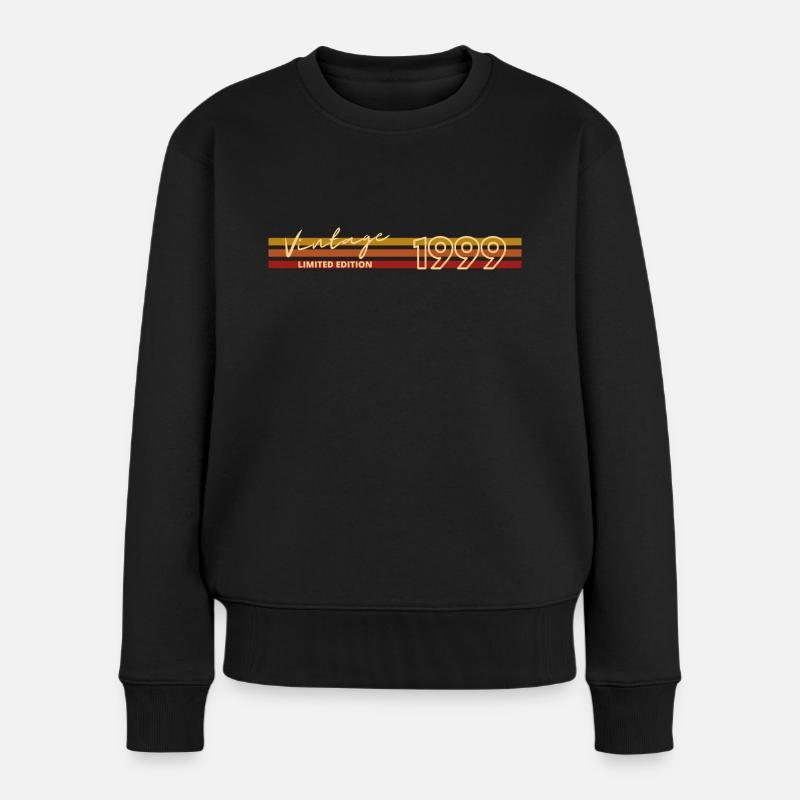JAHRGANG 1999 - Frauen Premium Bio Pullover - Schwarz