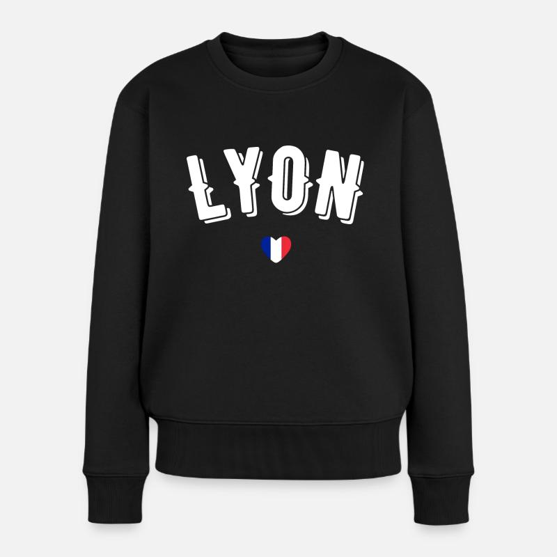 Lyon - Pull Premium bio Femme - noir