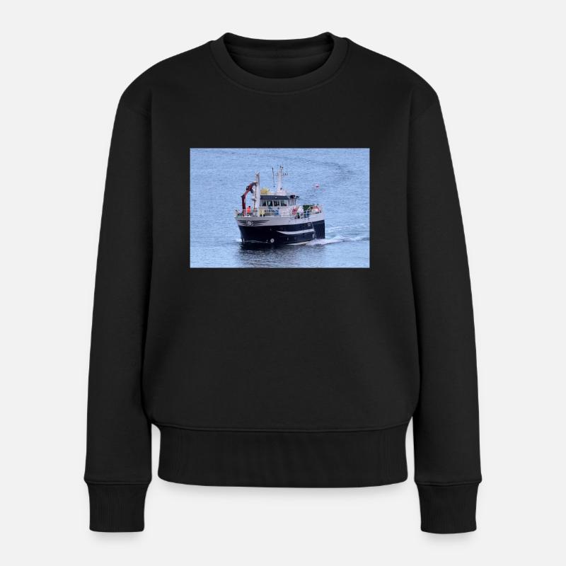 Der Seibo - Frauen Premium Bio Pullover - Schwarz