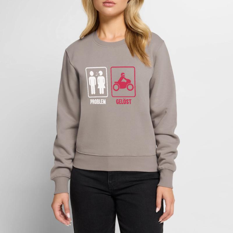 Problem Gelöst Ehe Heirat Ehemann Ehefrau Frauen Premium Bio Pullover