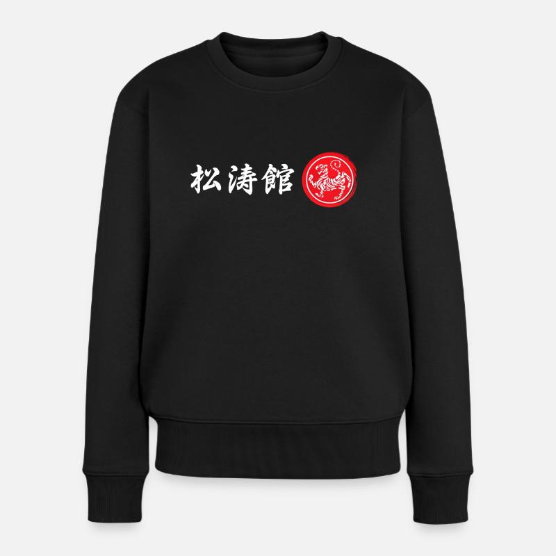Logo de Karaté Shotokan Tiger - Pull Premium bio Femme - noir
