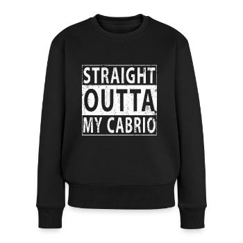 Straight Outta My Cabrio - Pull Premium bio Femme - noir - Devant - Julia (174cm)