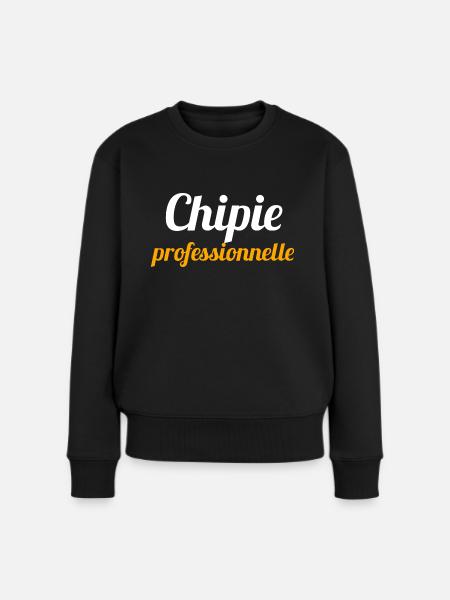 Chipie professionnelle - Humour - Pull Premium bio Femme - noir