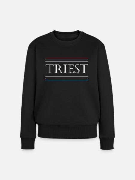 Triest - Frauen Premium Bio Pullover - Schwarz