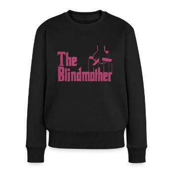 La mère aveugle - Pull Premium bio Femme - noir - Devant - Julia (174cm)