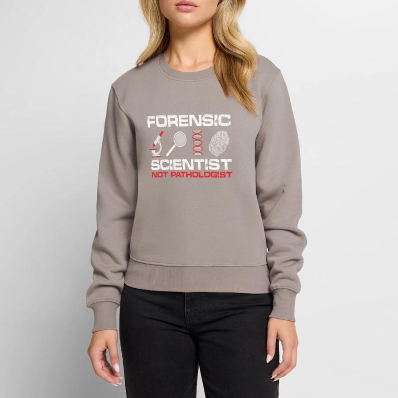 Forensic Scientist, Not Pathologist | Forensic Frauen Premium Bio Pullover