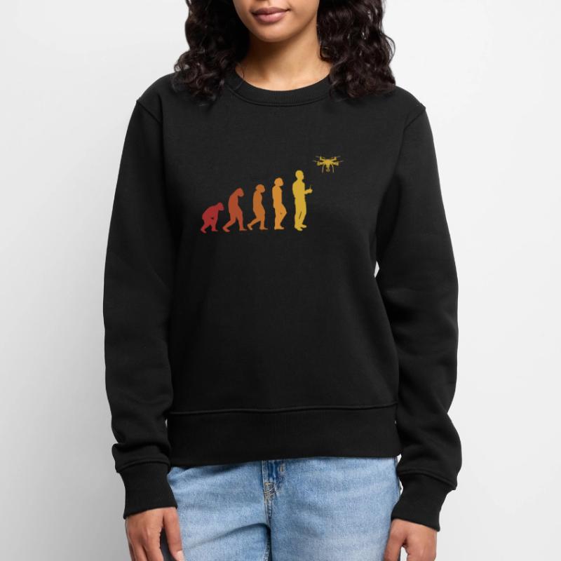 Evolution Drohne Drohnenpilot Evolution Frauen Premium Bio Pullover