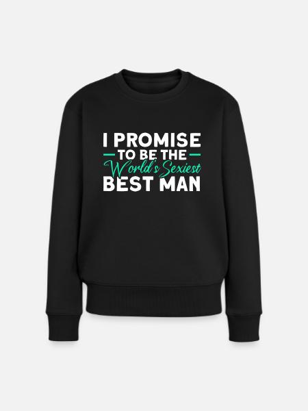 Le meilleur homme le plus sexy du monde - Pull Premium bio Femme - noir