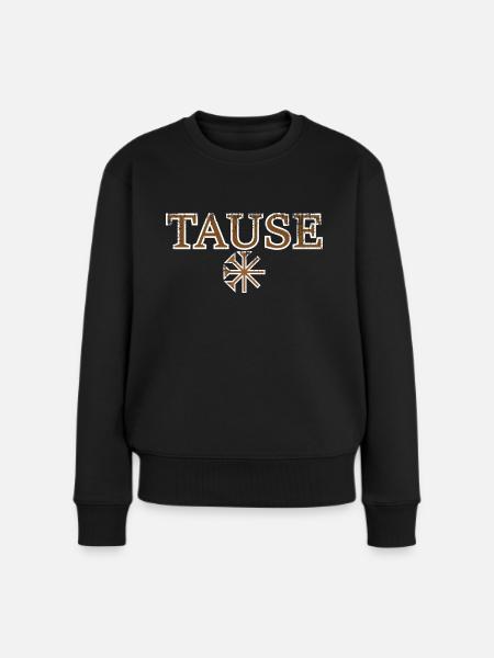 Tause Melek Jezid Yeziden Ezide Vintage Geschenk - Frauen Premium Bio Pullover - Schwarz