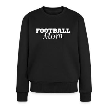 Football Mom Cadeau t-shirt maman footballeuse - Pull Premium bio Femme - noir - Devant - Julia (174cm)
