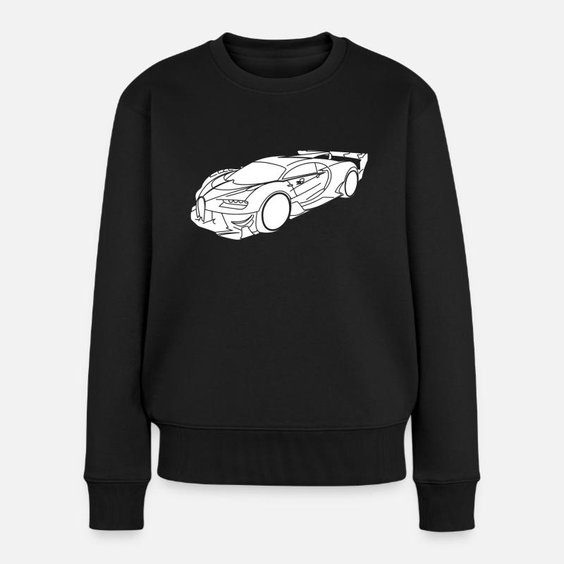 Voiture de sport Buga - Pull Premium bio Femme - noir