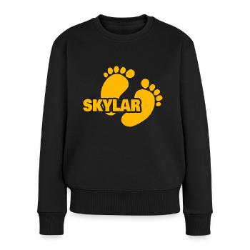 Birth Skylar - Women's Premium Organic Jumper - black - Front - Julia (174cm)