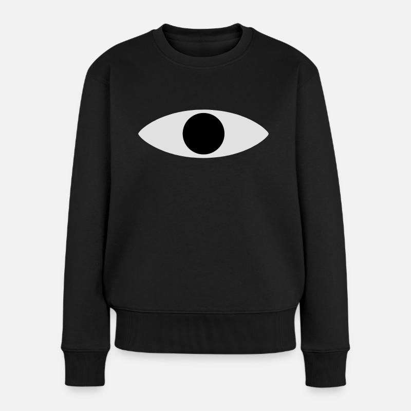 Monsters Inc yeux - Pull Premium bio Femme - noir