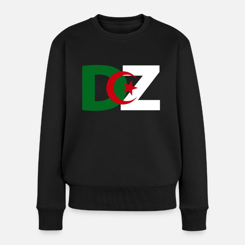 Algérie DZ - Pull Premium bio Femme - noir