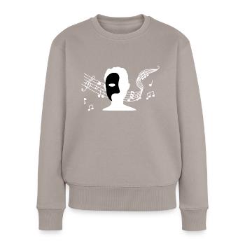 Das Phantom der Oper - Frauen Premium Bio Pullover - Taupe - Vorne - Julia (174cm)