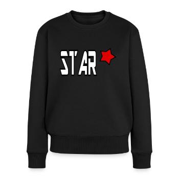La Star - Pull Premium bio Femme - noir - Devant - Julia (174cm)