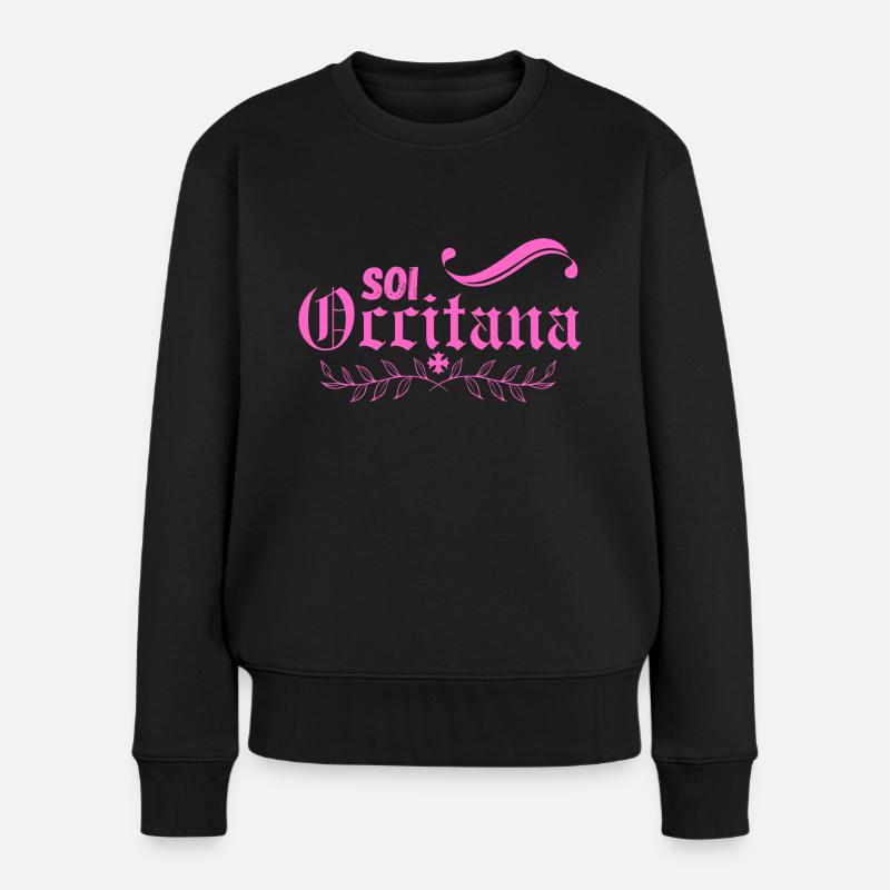 SOI OCCITANA - Pull Premium bio Femme - noir