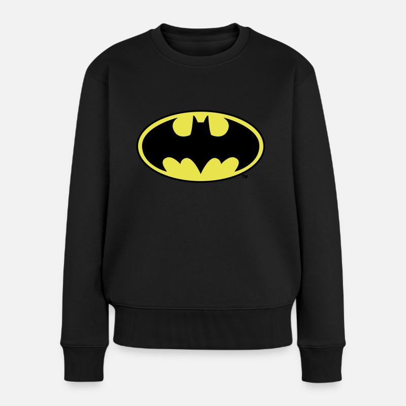 Batman Logo Flex - Women's Premium Organic Jumper - black