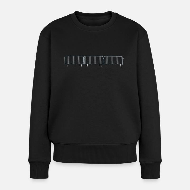 Barrier - Women's Premium Organic Jumper - black