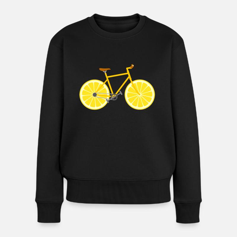 Vélo Fruit Fruit Citron - Pull Premium bio Femme - noir