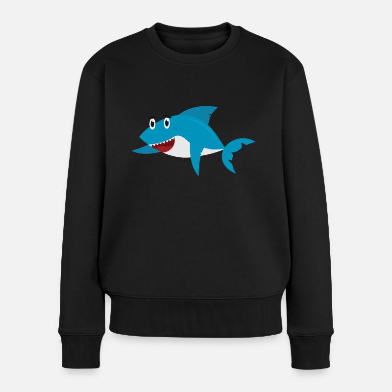 Hai - Frauen Premium Bio Pullover - Schwarz