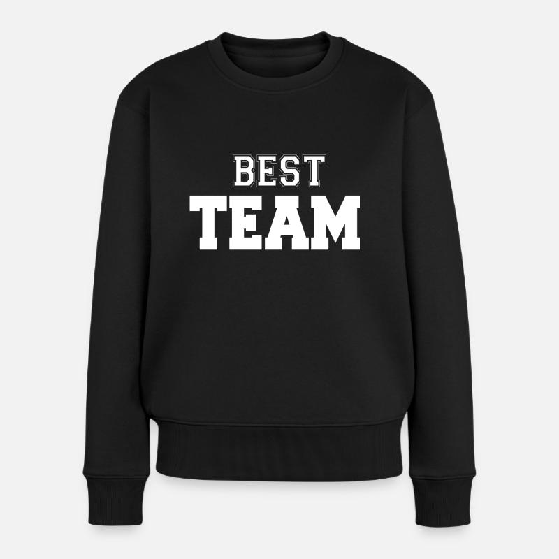 BEST TEAM - Women's Premium Organic Jumper - black