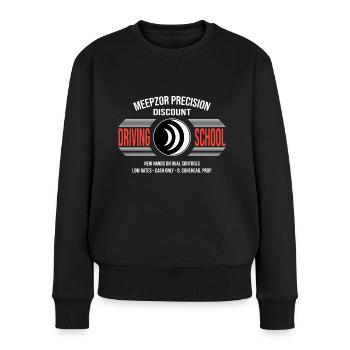 Driving School - Frauen Premium Bio Pullover - Schwarz - Vorne - Julia (174cm)
