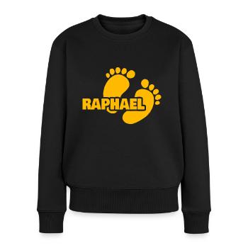 Raphael as Birth - Women's Premium Organic Jumper - black - Front - Julia (174cm)