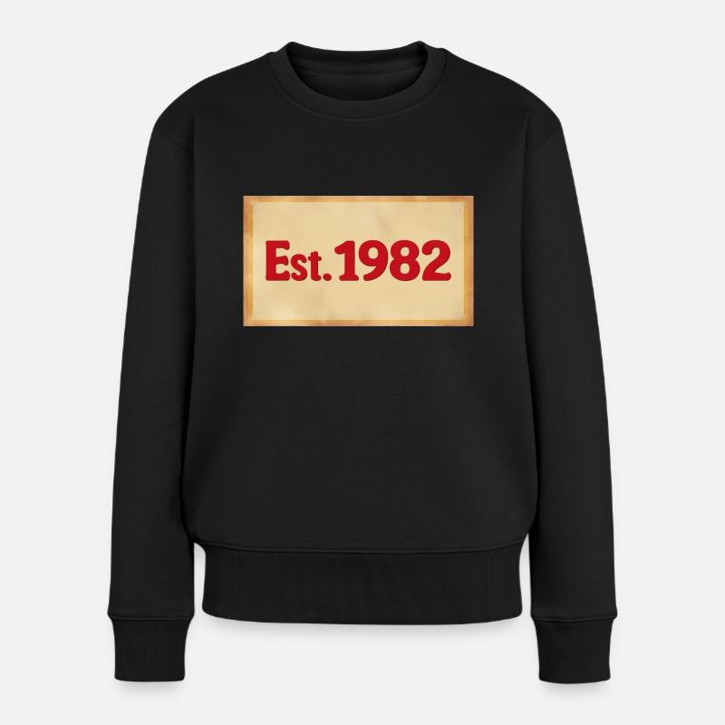 Fondé en 1982 - Pull Premium bio Femme - noir
