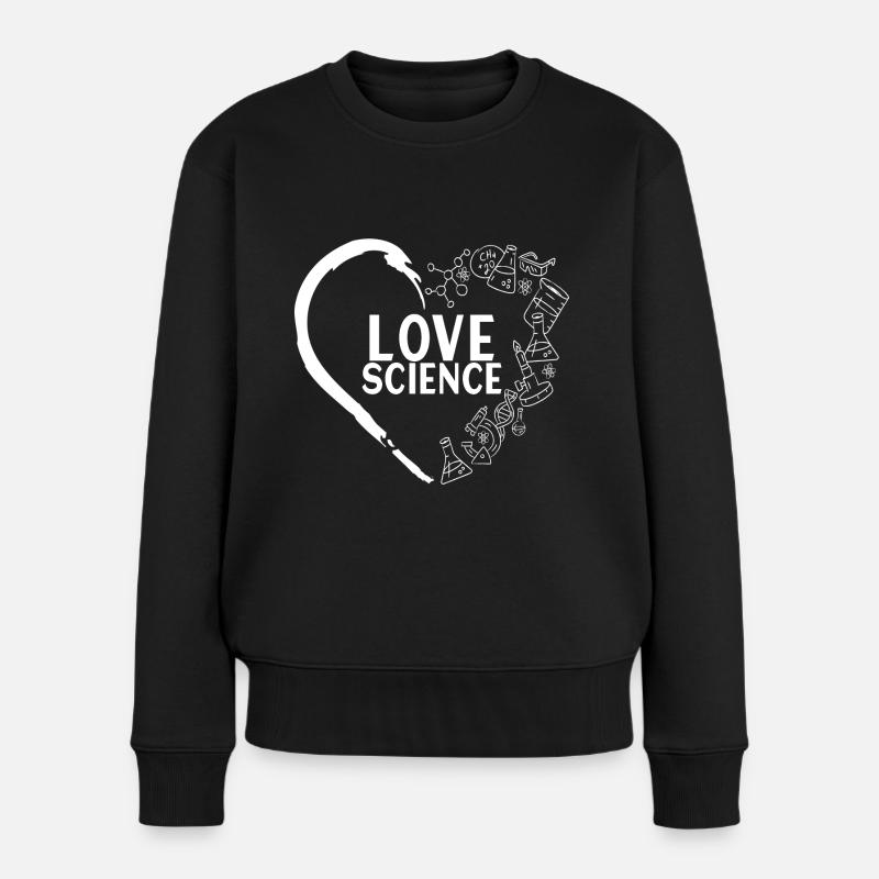 Chemie Biochemie - Frauen Premium Bio Pullover - Schwarz