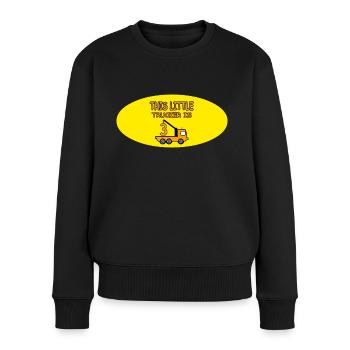Truck - Frauen Premium Bio Pullover - Schwarz - Vorne - Julia (174cm)