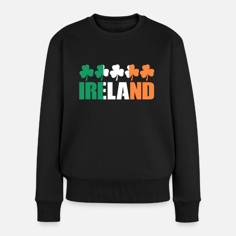 Irlande - Pull Premium bio Femme - noir