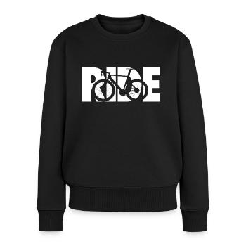 GO RIDE | Racer - Women's Premium Organic Jumper - black - Front - Julia (174cm)