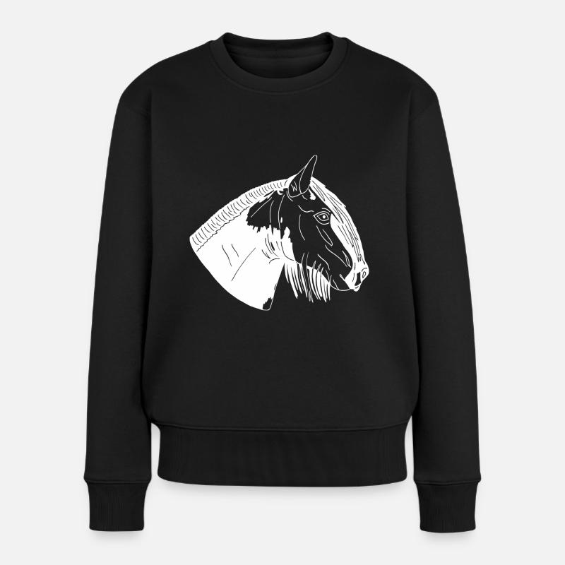 Tinker - Frauen Premium Bio Pullover - Schwarz