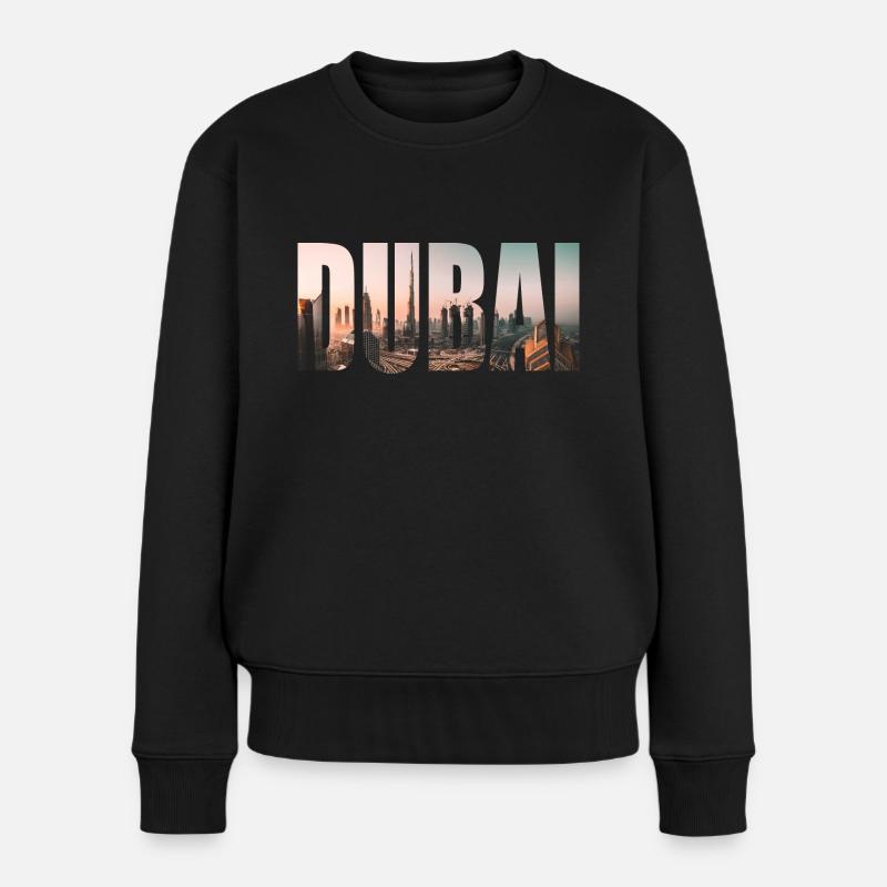 dubai - Frauen Premium Bio Pullover - Schwarz