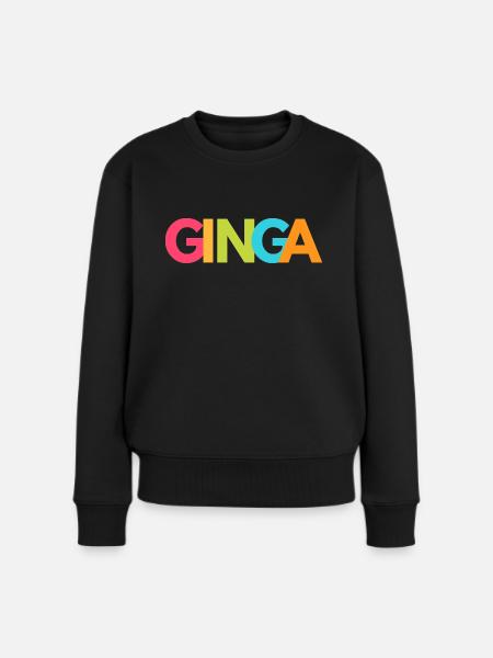 Ginga Capoeira - Frauen Premium Bio Pullover - Schwarz
