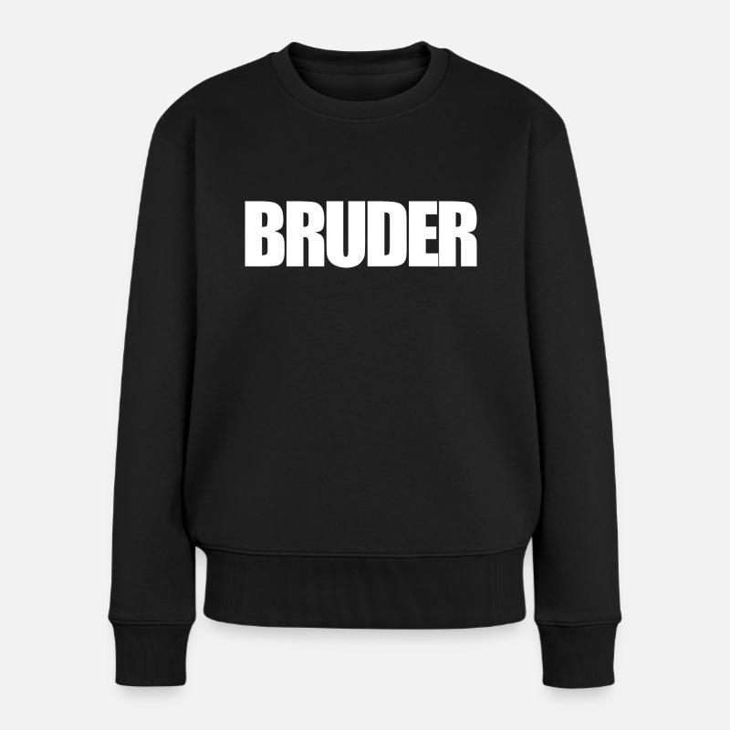 Bruder - Frauen Premium Bio Pullover - Schwarz
