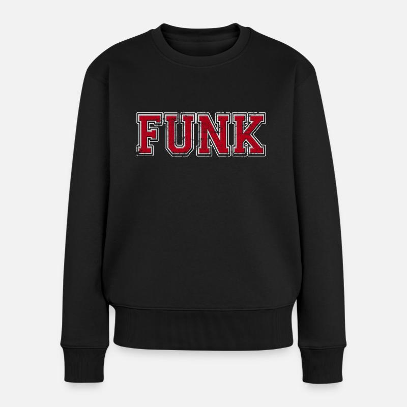 Funk Big Grunge - Women's Premium Organic Jumper - black