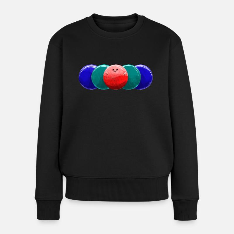 Ballspiel - Frauen Premium Bio Pullover - Schwarz