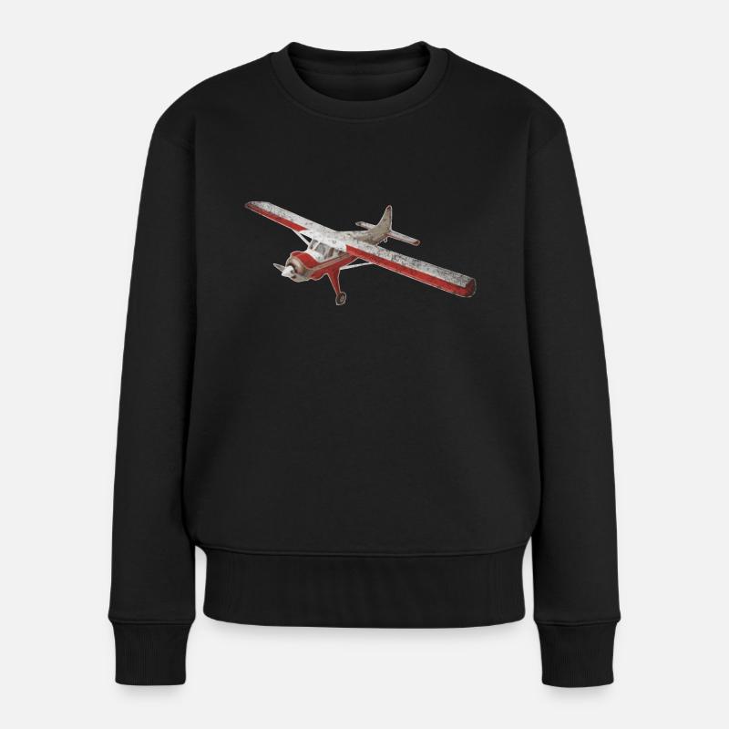 Avion - Pull Premium bio Femme - noir