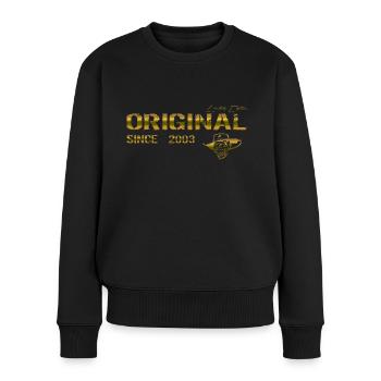 Original since 2003 - Women's Premium Organic Jumper - black - Front - Julia (174cm)