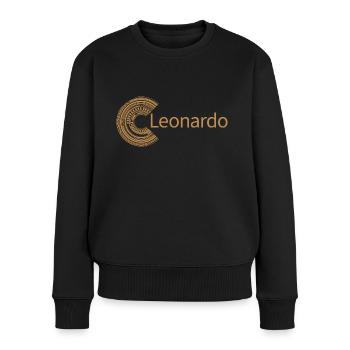 Pour Leonardo - Pull Premium bio Femme - noir - Devant - Julia (174cm)