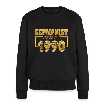 Studies 1990 - Women's Premium Organic Jumper - black - Front - Julia (174cm)