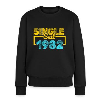 1982 - Women's Premium Organic Jumper - black - Front - Julia (174cm)