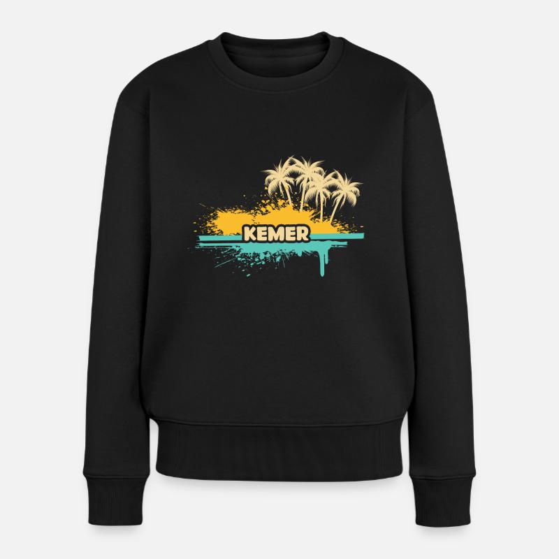 Geschenk für Kemer - Frauen Premium Bio Pullover - Schwarz