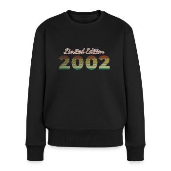 22e anniversaire Édition Limitée SCR 2002 - Pull Premium bio Femme - noir - Devant - Julia (174cm)